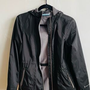 Women’s Black Jacket by Free Country size S lined hooded